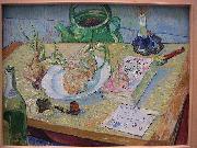 Vincent Van Gogh Still life with a plate of onions Sweden oil painting artist
